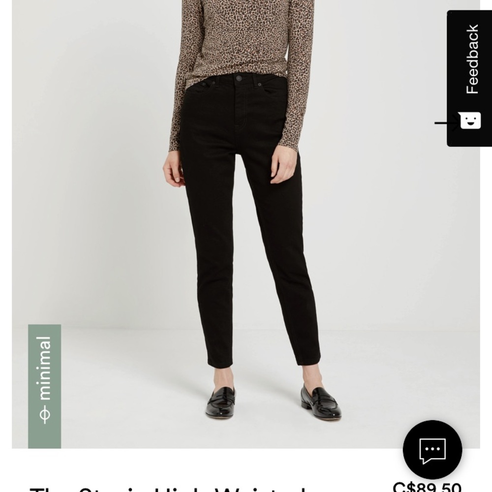 Frank and Oak Stevie High waisted Jeans